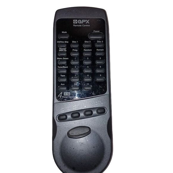 GPX Remote Control CD Tested Works Genuine OEM - Picture 1 of 3